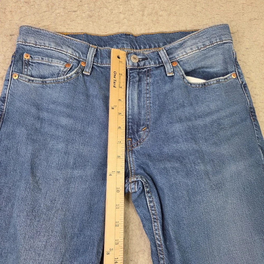 Levi 511 Jeans Mens 33x32 Blue Straight Leg Red Tab Western Riding Casual